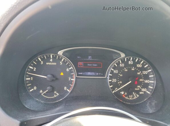 1N4AL3AP7JC214952 2018 NISSAN ALTIMA White Instrument cluster view