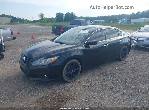 1N4AL3AP7JC280742 2018 NISSAN ALTIMA Черный Передняя левая четверть