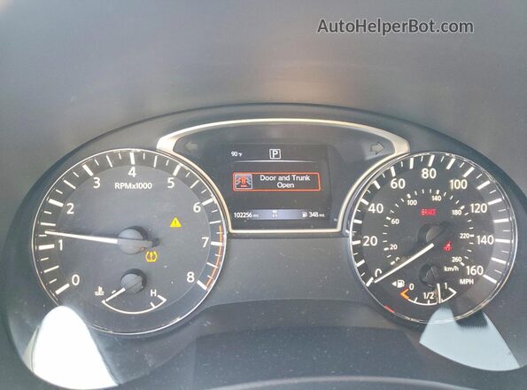 1N4AL3AP7JC294091 2018 NISSAN ALTIMA White Instrument cluster view