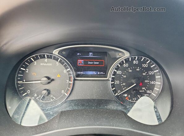 1N4AL3AP8GC129501 2016 NISSAN ALTIMA Black Вид щитка приладів
