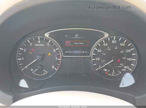 1N4AL3AP8GC130101 2016 NISSAN ALTIMA Dark Brown Rear seats view