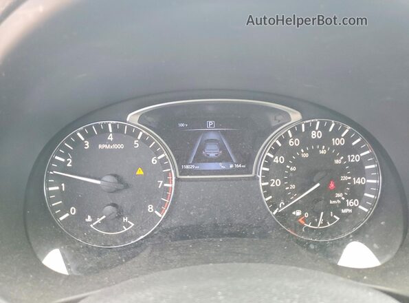 1N4AL3AP8GC132835 2016 NISSAN ALTIMA Black Вид щитка приладів