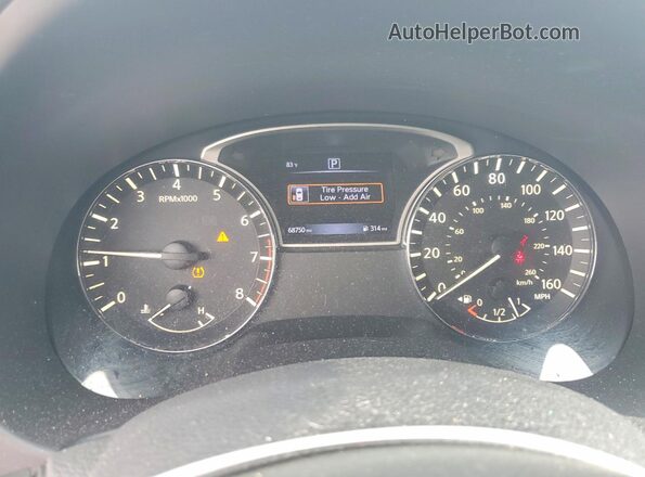 1N4AL3AP8GC143544 2016 NISSAN ALTIMA Серебряный Вид щитка приборов