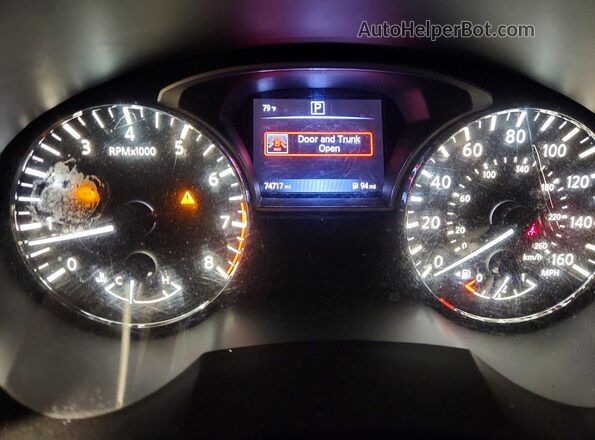 1N4AL3AP8GC152146 2016 NISSAN ALTIMA Gray Вид щитка приладів