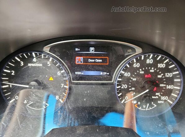 1N4AL3AP8GC221210 2016 NISSAN ALTIMA Серебряный Вид щитка приборов