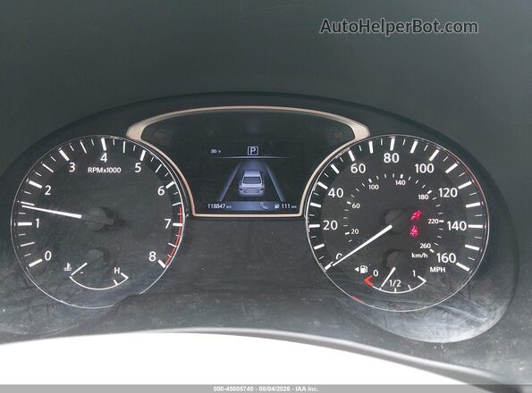 1N4AL3AP8GC250948 2016 NISSAN ALTIMA Dark Brown Հետևի նստատեղերի տեսք