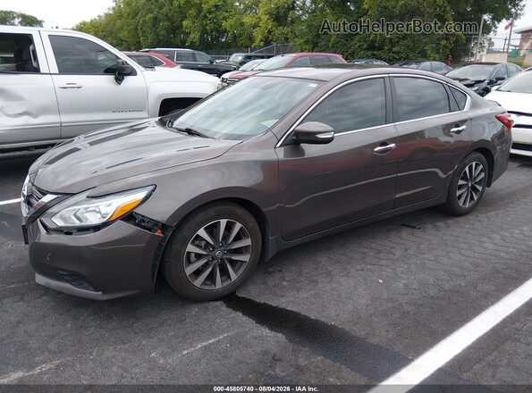 1N4AL3AP8GC250948 2016 NISSAN ALTIMA Dark Brown Առջևի ձախ երեք քառորդ տեսարան