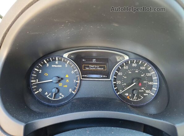 1N4AL3AP8GC267524 2016 NISSAN ALTIMA Black Vista del cuadro de instrumentos