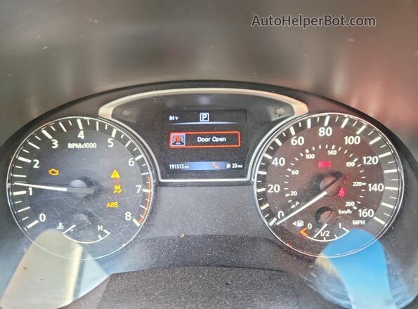 1N4AL3AP8GC289958 2016 NISSAN ALTIMA White Սարքավորումների վահանակի տեսք