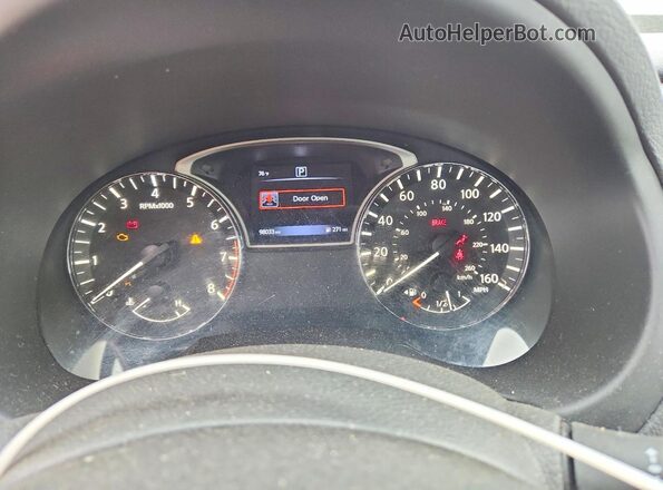 1N4AL3AP8GN316483 2016 NISSAN ALTIMA Gray ხელსაწყოთა პანელის ხედი