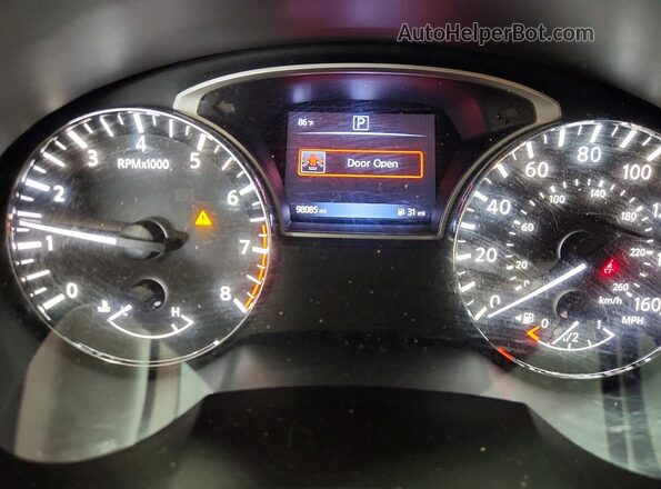 1N4AL3AP8GN317231 2016 NISSAN ALTIMA Gray Vista del cuadro de instrumentos