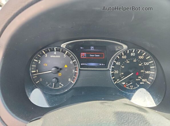 1N4AL3AP8GN349063 2016 NISSAN ALTIMA Black Vista del cuadro de instrumentos