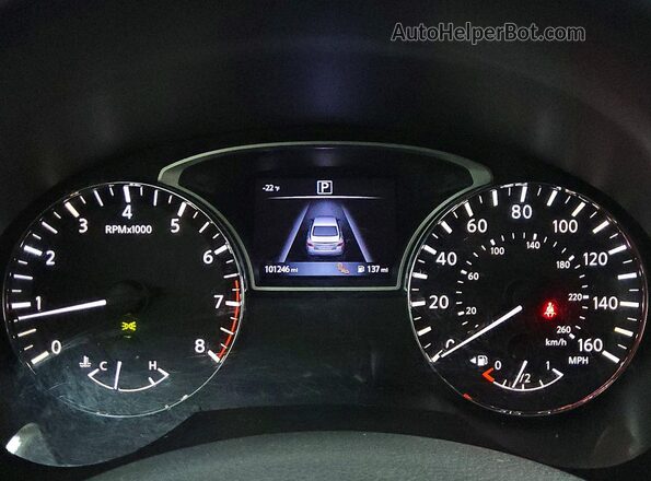 1N4AL3AP8HC127863 2017 NISSAN ALTIMA Угольный Вид щитка приборов
