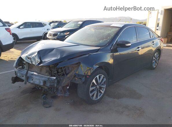 1N4AL3AP8HC174813 2017 NISSAN ALTIMA Black წინა მარცხენა ხედი სამი მეოთხედიდან