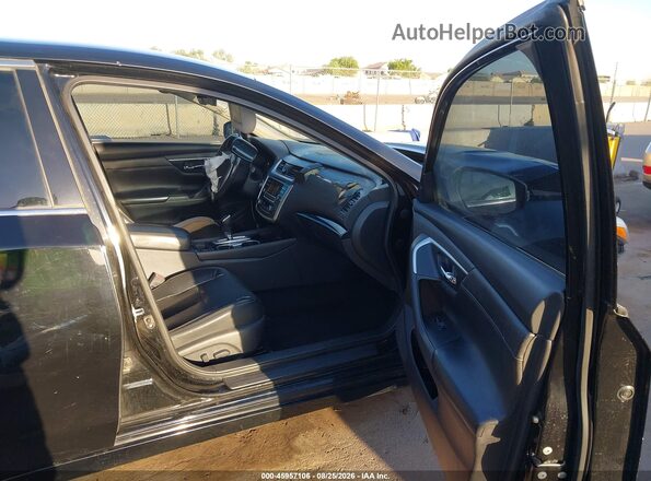 1N4AL3AP8HC174813 2017 NISSAN ALTIMA Black წინა სალონის ხედი