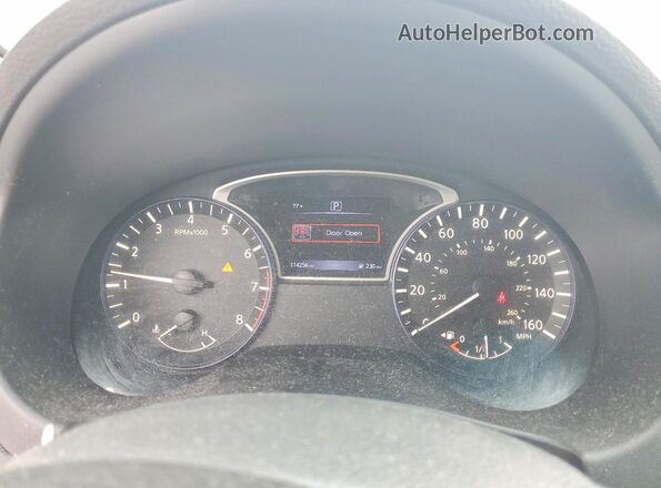1N4AL3AP8HC195466 2017 NISSAN ALTIMA Black ხელსაწყოთა პანელის ხედი