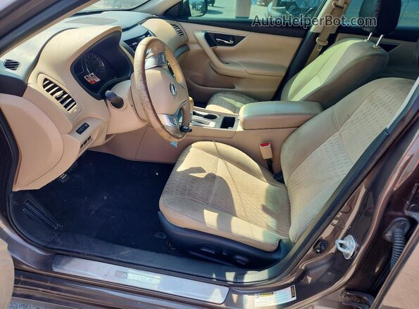 1N4AL3AP8HC202190 2017 NISSAN ALTIMA Brown Вид салону спереду