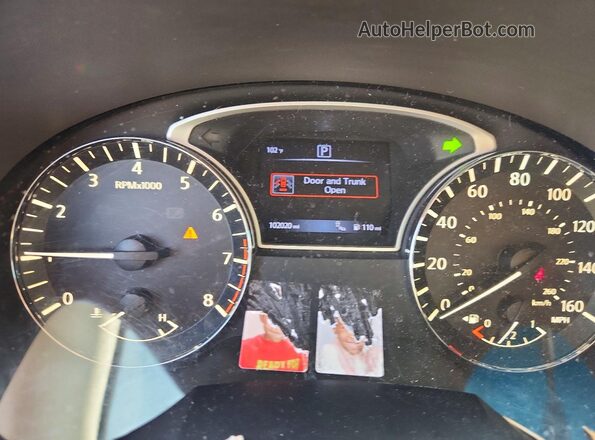 1N4AL3AP8HC202190 2017 NISSAN ALTIMA Brown Вид щитка приладів