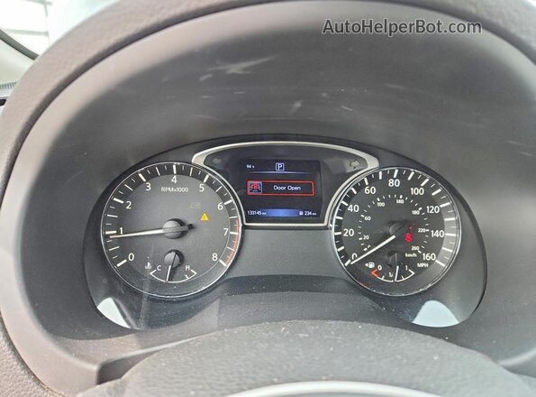 1N4AL3AP8HC225534 2017 NISSAN ALTIMA Black Вид щитка приладів