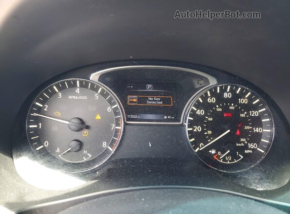1N4AL3AP8HC243533 2017 NISSAN ALTIMA Black Вид щитка приладів