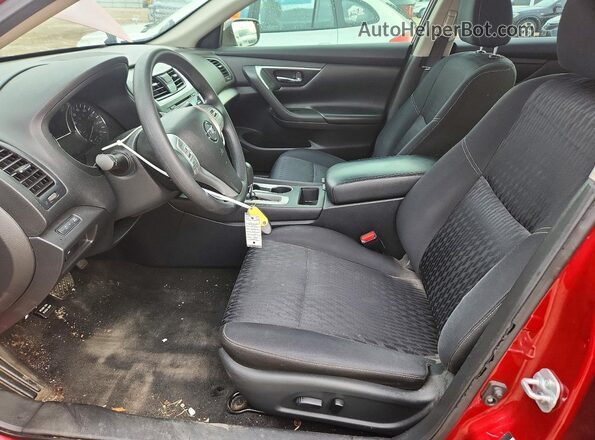 1N4AL3AP8HC252099 2017 NISSAN ALTIMA Red Widok wnętrza z przodu