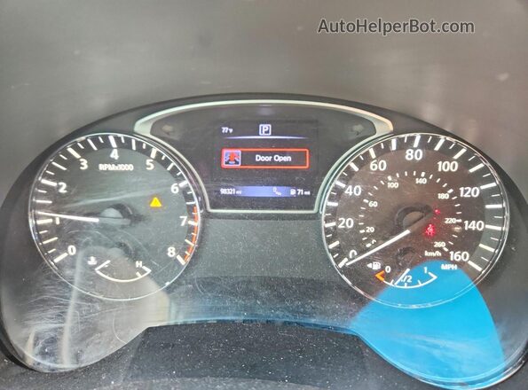 1N4AL3AP8HC260784 2017 NISSAN ALTIMA Gray Instrument cluster view