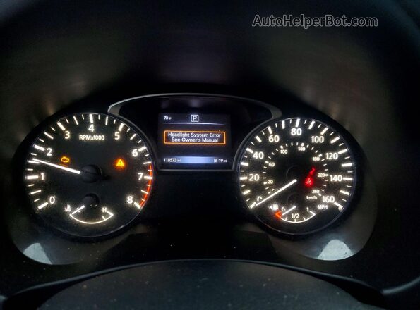 1N4AL3AP8HC266052 2017 NISSAN ALTIMA Gray Vista del cuadro de instrumentos