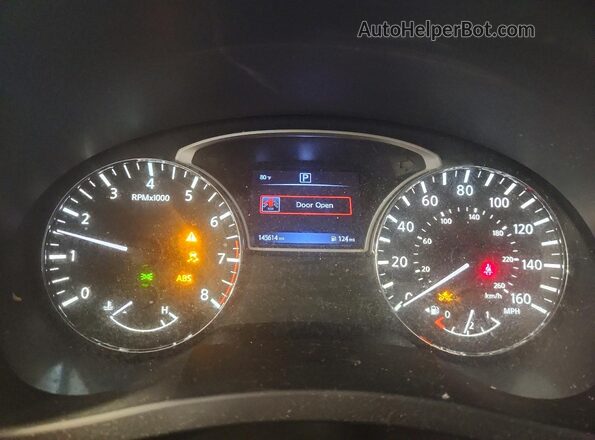 1N4AL3AP8HC479356 2017 NISSAN ALTIMA Red Instrument cluster view