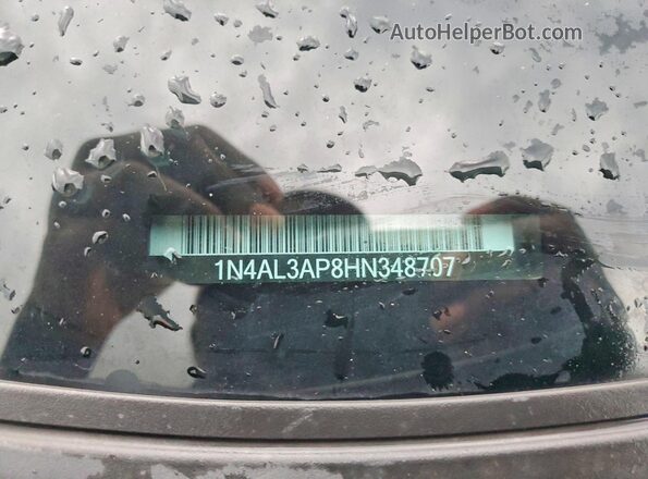 1N4AL3AP8HN348707 2017 NISSAN ALTIMA Gray VIN կոդի պիտակի տեսք