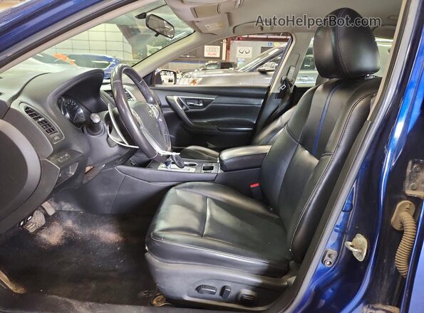 1N4AL3AP8JC156429 2018 NISSAN ALTIMA Blue წინა სალონის ხედი