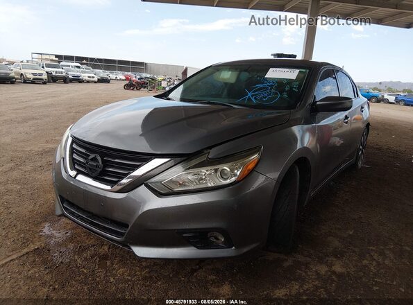 1N4AL3AP8JC175739 2018 NISSAN ALTIMA Серый Передняя левая четверть
