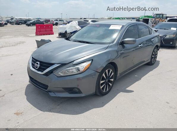 1N4AL3AP8JC268647 2018 NISSAN ALTIMA Gray Առջևի ձախ երեք քառորդ տեսարան