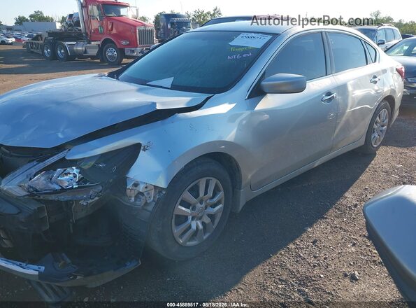 1N4AL3AP8JC281592 2018 NISSAN ALTIMA Серебряный Передняя левая четверть