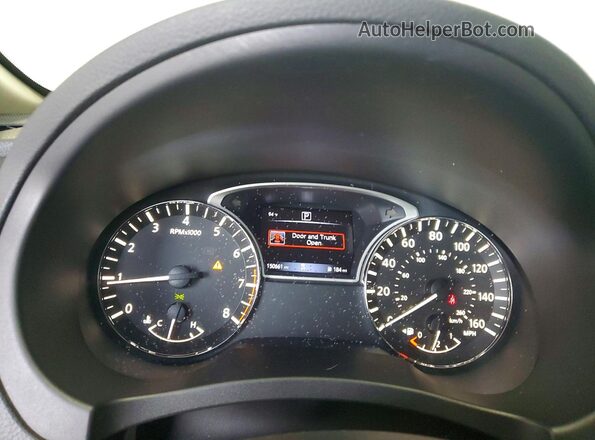 1N4AL3AP8JC285111 2018 NISSAN ALTIMA Белый Вид щитка приборов