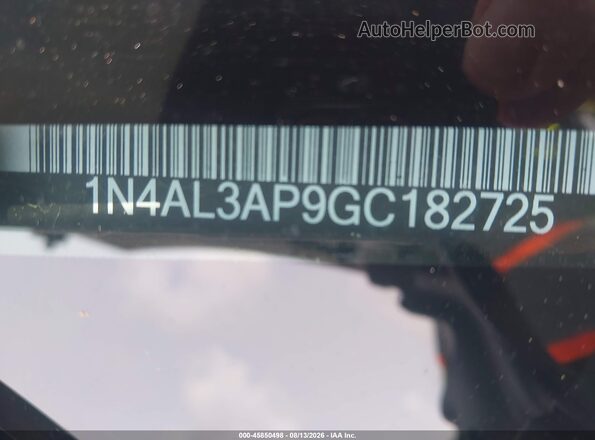 1N4AL3AP9GC182725 2016 NISSAN ALTIMA Gray Engine compartment view