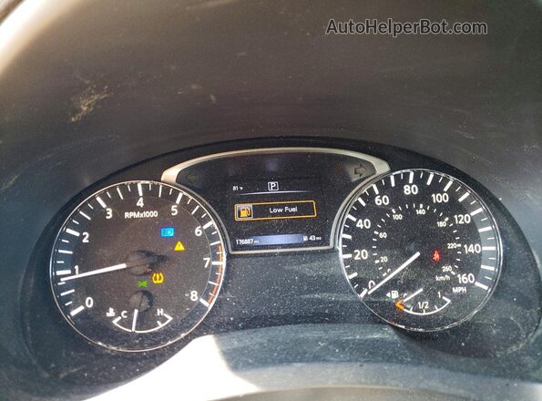1N4AL3AP9GC210653 2016 NISSAN ALTIMA Red Widok zestawu wskaźników