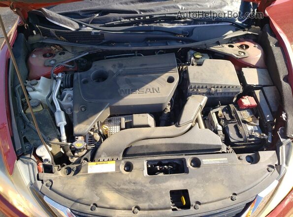 1N4AL3AP9GC210653 2016 NISSAN ALTIMA Red Widok wnętrza z tyłu
