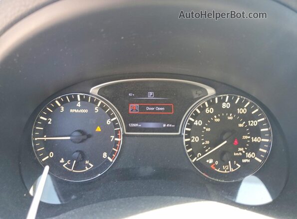 1N4AL3AP9GC281982 2016 NISSAN ALTIMA Черный Вид щитка приборов