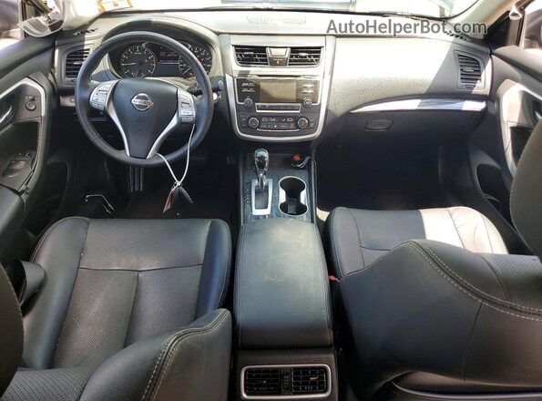 1N4AL3AP9GC284008 2016 NISSAN ALTIMA Black Widok deski rozdzielczej