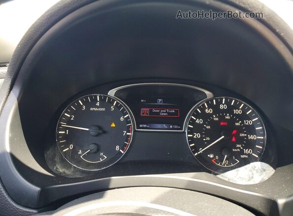 1N4AL3AP9GC284008 2016 NISSAN ALTIMA Black Widok zestawu wskaźników