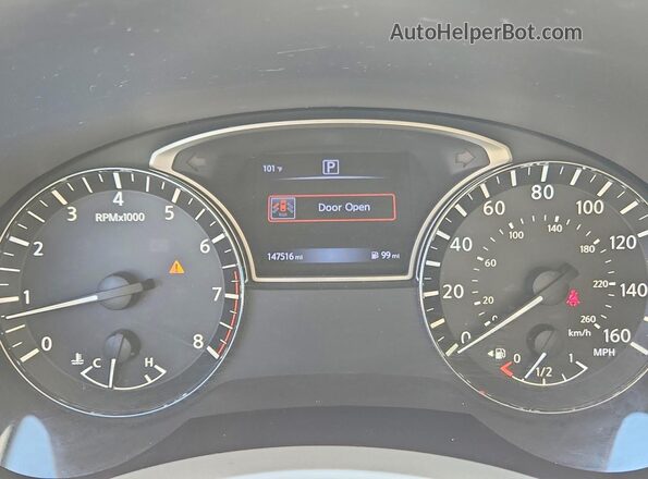 1N4AL3AP9GN305878 2016 NISSAN ALTIMA Black ხელსაწყოთა პანელის ხედი