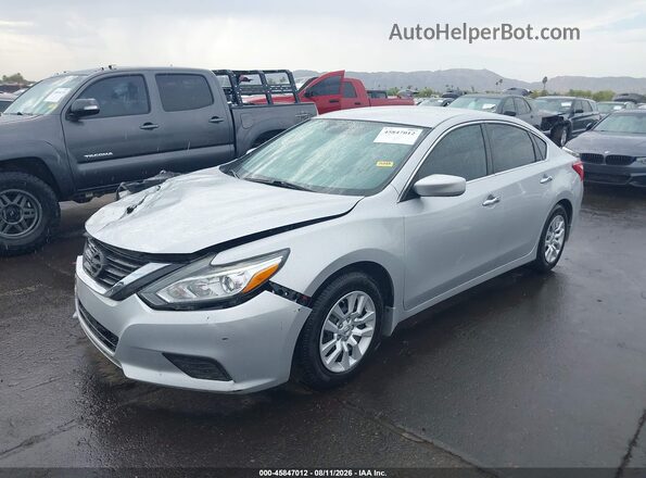 1N4AL3AP9GN379396 2016 NISSAN ALTIMA Серебряный Передняя левая четверть