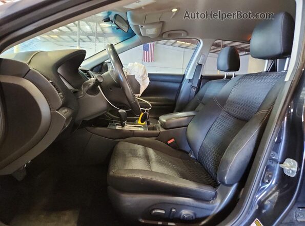 1N4AL3AP9HC139438 2017 NISSAN ALTIMA Black წინა სალონის ხედი
