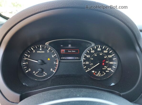 1N4AL3AP9HC238406 2017 NISSAN ALTIMA Black Instrument cluster view