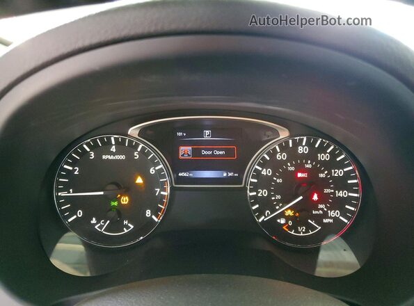 1N4AL3AP9JC134729 2018 NISSAN ALTIMA White Вид щитка приладів