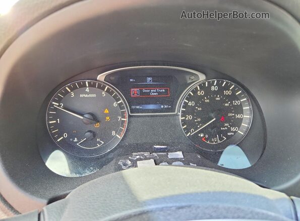 1N4AL3APXGC111209 2016 NISSAN ALTIMA Gray Instrument cluster view
