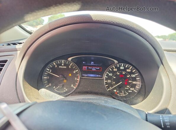1N4AL3APXGC134876 2016 NISSAN ALTIMA Серебряный Вид щитка приборов