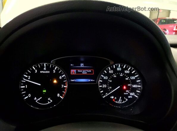1N4AL3APXGC158109 2016 NISSAN ALTIMA White Widok zestawu wskaźników