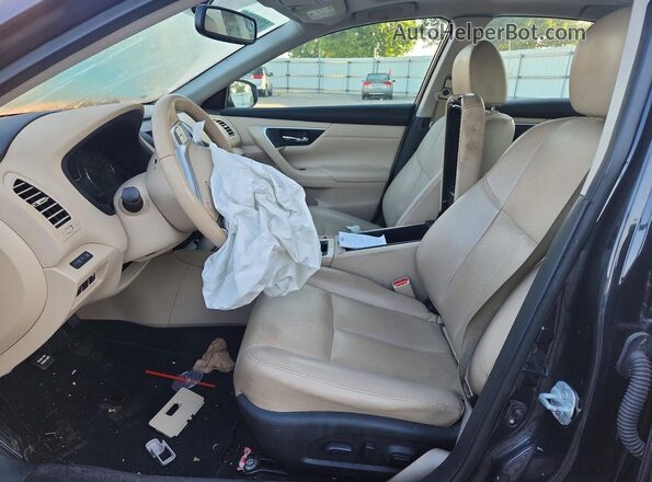 1N4AL3APXGC267315 2016 NISSAN ALTIMA Черный Вид салона спереди
