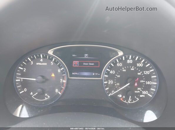 1N4AL3APXGC291632 2016 NISSAN ALTIMA Blue Widok tylnych siedzeń